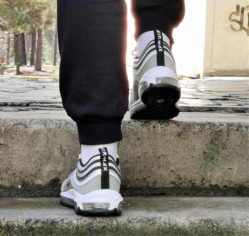 Мужские Кроссовки Nike 97 Серые Найк с Рефлективом (размеры: 43,44) Видео Обзор Днепр - изображение 6