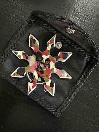 Металева зірочка Сюрикен Silver NINJA mtk ПП7697 Одеса