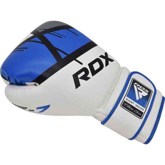 Боксерские перчатки RDX F7 Ego Blue 12 унций с капой в комплекте Киев