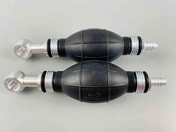 Ручний насос для перекачування рідини з клапаном масло-бензостійка гума алюмінієві наконечники d = 10 мм/d=14 м Мукачево