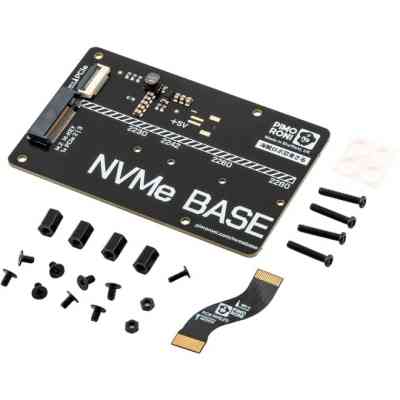 Плата расширения для микро ПК Pimoroni Плата разширения NVMe Base для Raspberry Pi 5 (PIM699) Винница