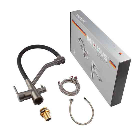 Змішувач для кухні Mixxus Premium SENNA 021 GRAPHITE з виходом для питної води   ( MI6827 ) 37486 Харьков