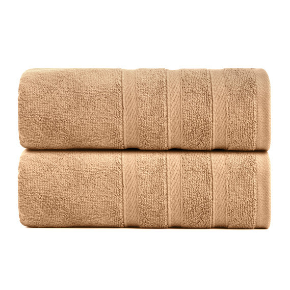 Комплект рушників Ideal Textile Косичка 2 шт (50х100 см 70х140 см) (56860755) Бежевий Чернівці - фото 1