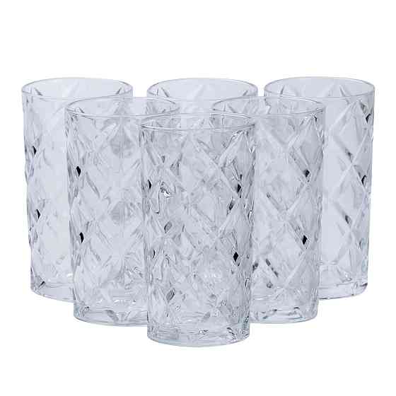 Набор стаканов 6 шт по 400 мл прозрачные HP1607 Киев