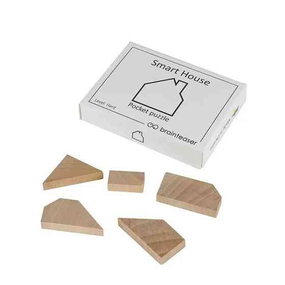 Набір дерев'яних головоломок "Wooden mini puzzle set #2" set2en 6 штук Вінниця