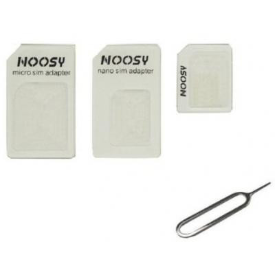 Адаптер для SIM-карт Noosy Adapter Nano SIM for all size (19712 / 15514) Вінниця - фото 3