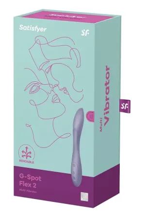 Універсальний вібратор Satisfyer G-Spot Flex 2, гнучкий стовбур із фіксацією положення Львів