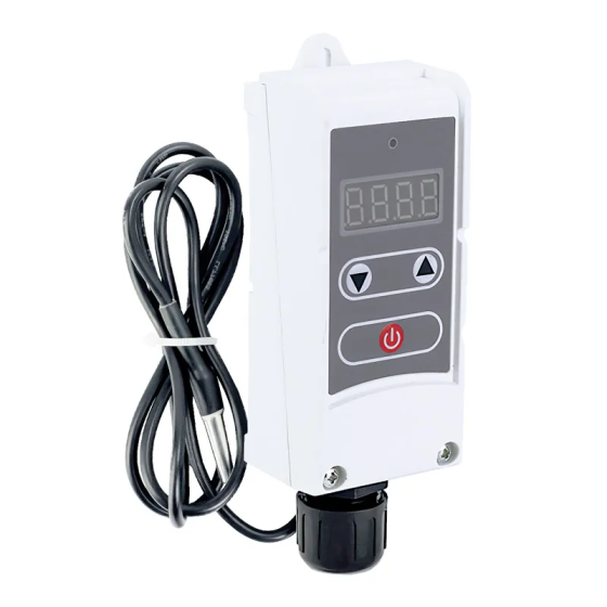 Термостат электрический накладной Koer KR.1355E (с выносной гильзой) (+5…+90*C) (KP2779) Киев