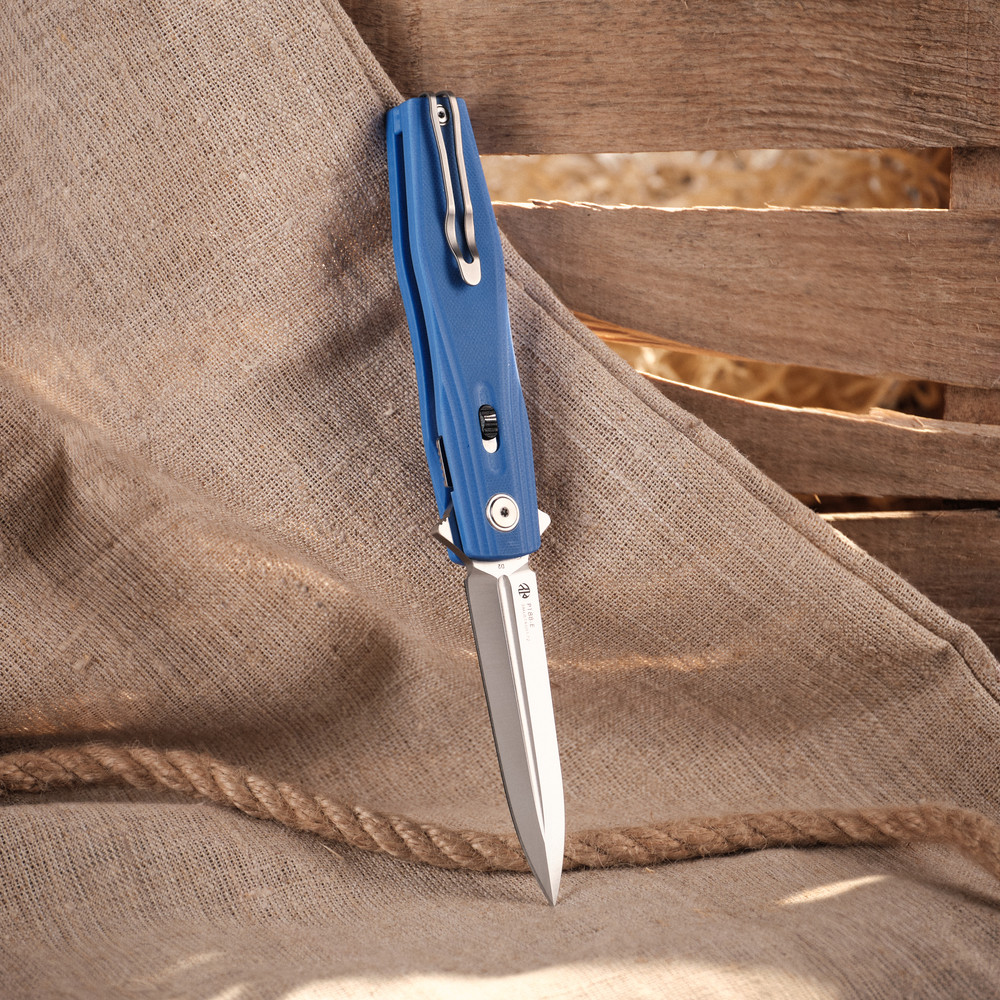 Ніж складаний туристичний Ruike P188-E, (9.1 см) D2 / G10 синій Киев - изображение 18