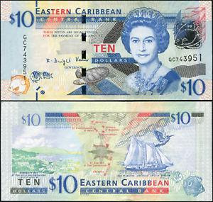 Східні Кариби / East Caribbean 10 dollars (2015) Pick UNC Полтава - фото 1