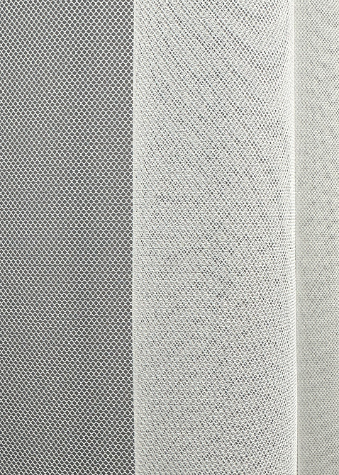 Тюль VR-Textil 1830т Грек-сетка с вышивкой и люрексом цвет Молочный с серым 300х270 см (42-0816) Киев - изображение 7