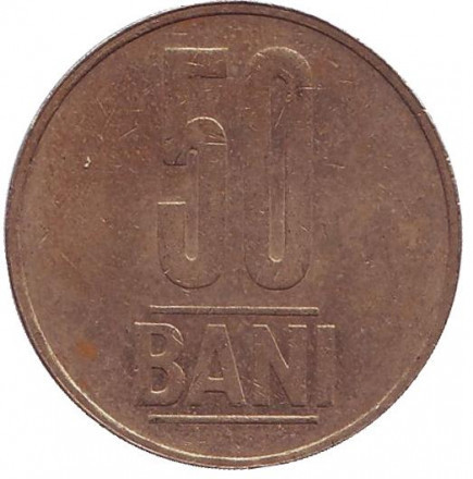 Монета 50 бани. 2006 год, Румыния. (Г) Полтава - изображение 1