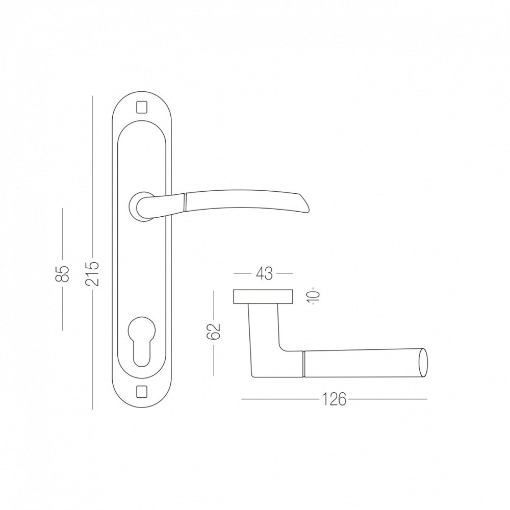 РУЧКА ДЛЯ ДВЕРЕЙ НА ПЛАНЦІ ESSE Київ - фото 2