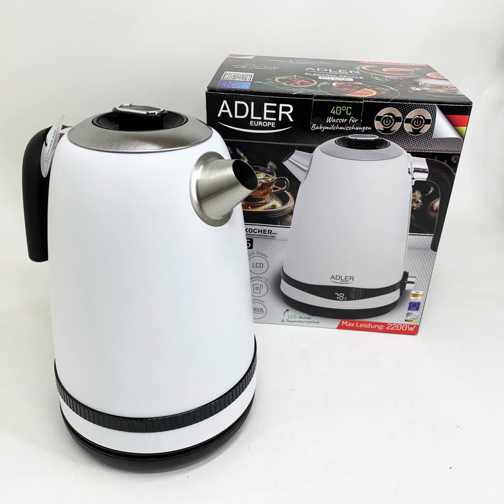 Качественный электрический чайник для дома Adler, Современный электрочайник для дома KO-15 Львов - изображение 7