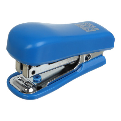 Степлер Buromax пластиковый МИНИ, 10 листов, (скобы №10), 58 х 22 х 32 мм, синий (BM.4133-02) Винница - изображение 1