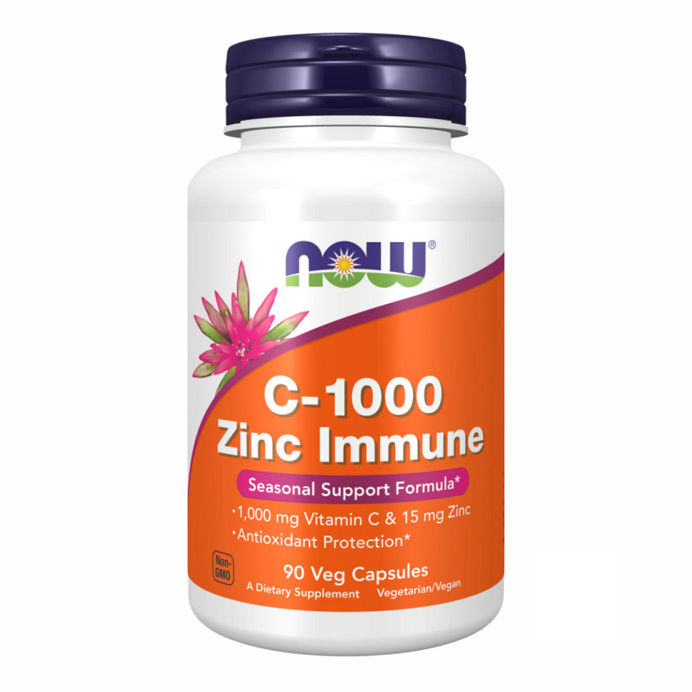 Витамин С Цинк Now Foods C-1000 Zinc Immune 90 vcaps Киев - изображение 1