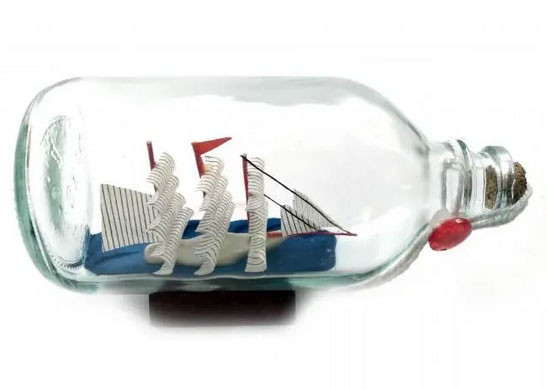 Статуэтка Парусник в бутылке Киев - изображение 1