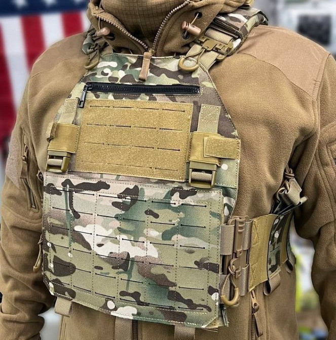 Тактическая плитоноска с системой Molle (без плит) Мультикам Винница - изображение 1