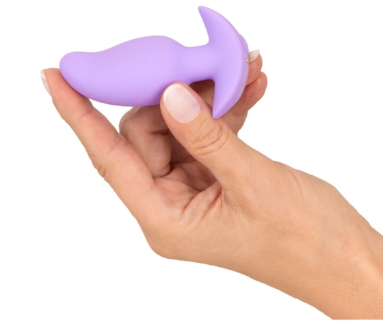 Анальна пробка з вібрацією Vibrating Mini Butt Plug Purple Sex Aura Київ