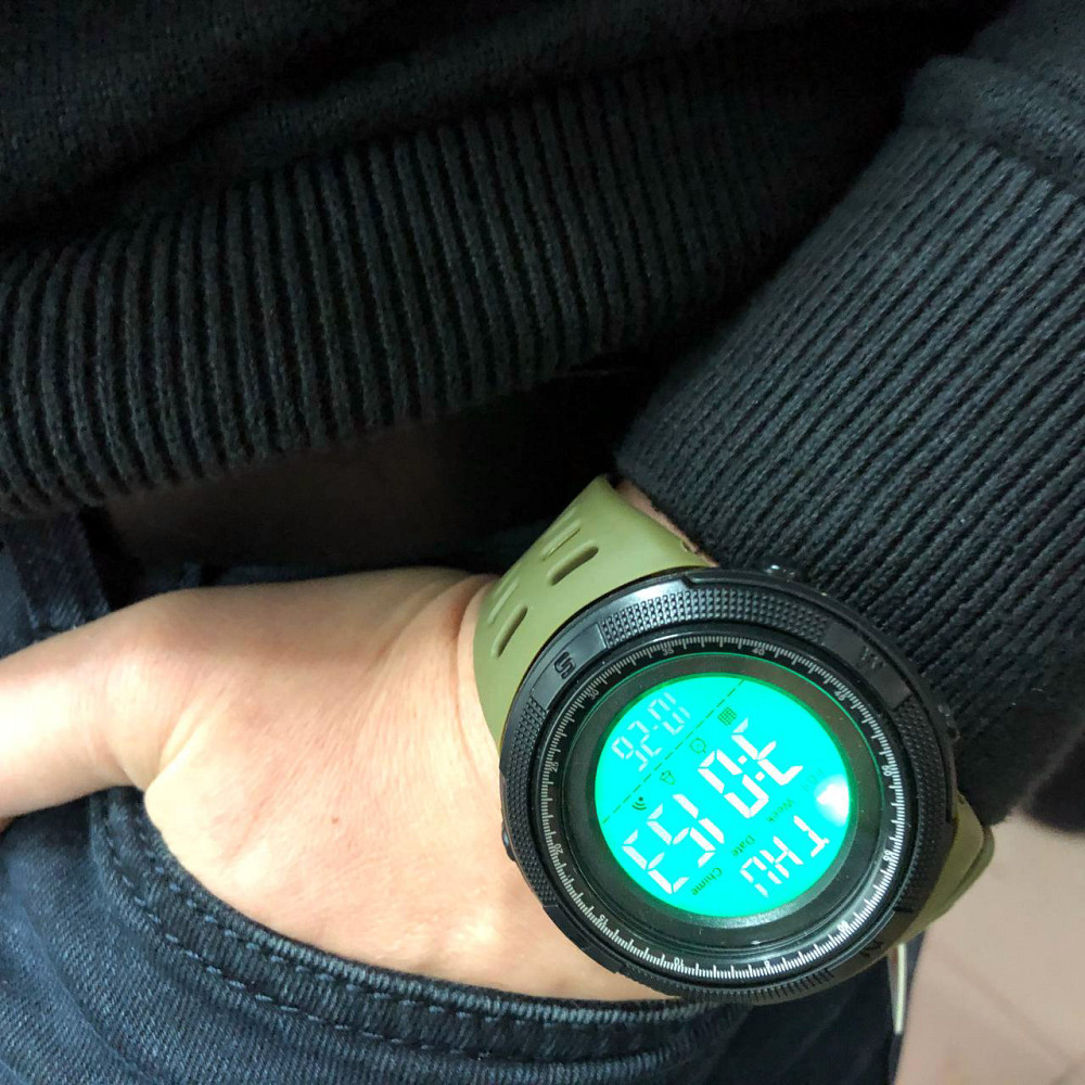 Тактичний годинник для ЗСУ SKMEI 1167AG, Годинник армійський скмей Практичний чоловічий OV-16 Львів - фото 13