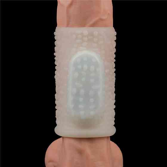 Насадка на член - Vibrating Drip Knights Ring White Sex Aura Київ
