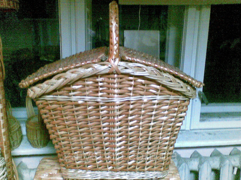 Плетеная корзина пикник овальная Киев - изображение 7