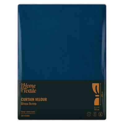Штора Ardesto велюр 100% полиэстер,150х270 см синий темный (ART1030NA) Винница