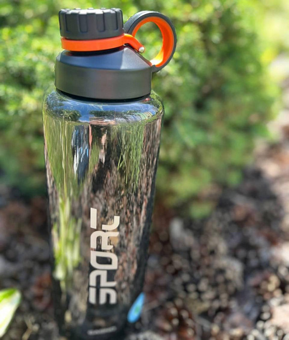 Пляшка для води CASNO 1500 мл KXN-1237 Сіра Кам'янське - фото 6