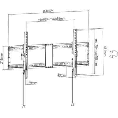 Кронштейн Gembird WM-90T-01 Вінниця