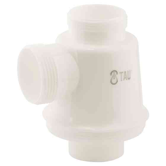 TAU Cифон для кухонной мойки с пластиковым выпуском 3½" выводом под стир. машину квадратным пер Київ