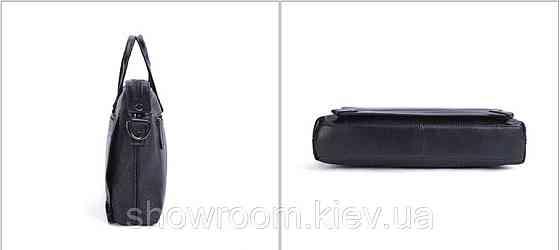 Чоловіча шкіряна горизонтальна сумка Leather Collection (9947) Київ
