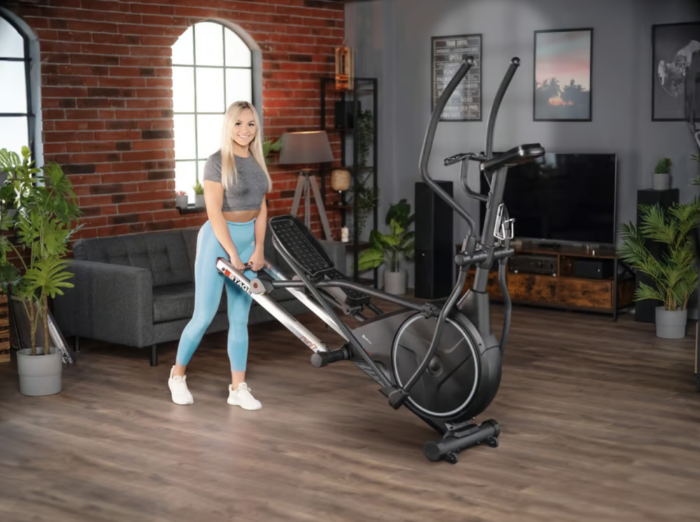 Орбітрек Hop-Sport HS-160CF Stage електромагнітний сірий Київ - фото 4