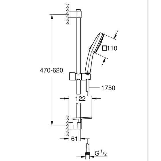 Набір змішувачів Grohe Eurosmart 4 в 1 для ванної та кухні (UA123248M3) Чернівці