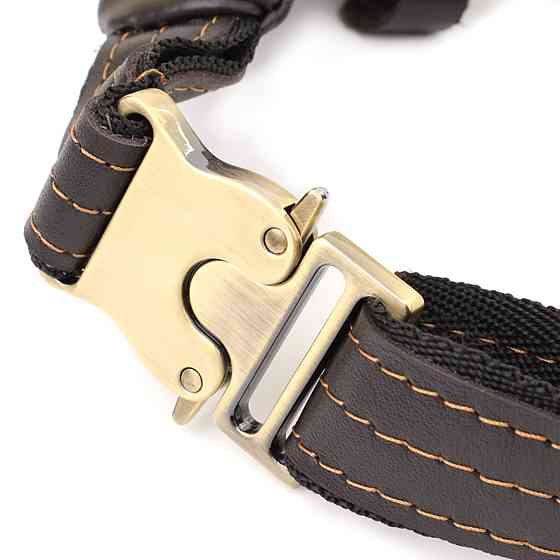 Мужская сумка-бананка компактного размера из натуральной гладкой кожи Shvigel 23126 Коричневый Киев