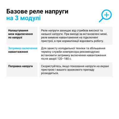 Реле напруги ZUBR D40 (4820120220425) Вінниця