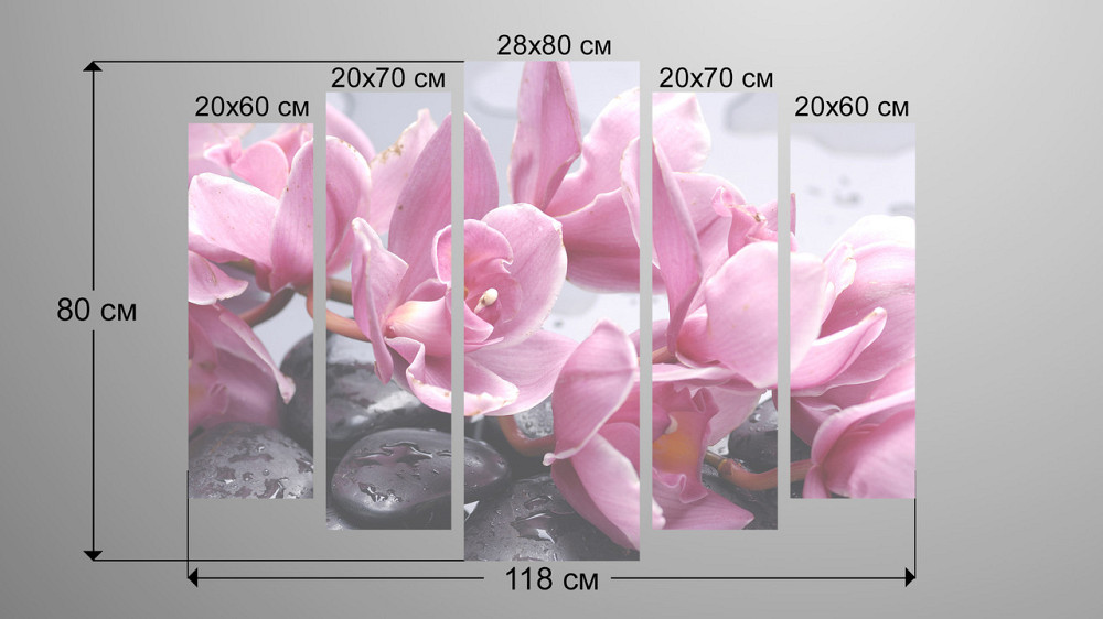 Модульная картина Цветы Art-16_5 Киев - изображение 3