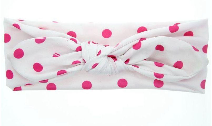 Белая повязка в розовый горох Киев - изображение 3