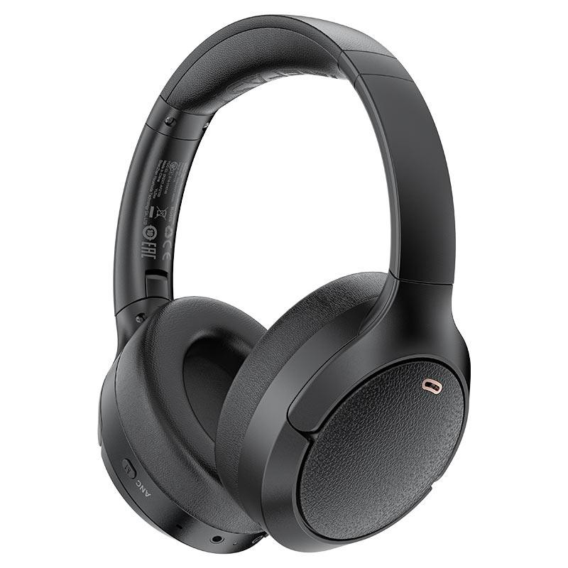 Бездротові накладні навушники ACEFAST H6 active noise reduction wireless headset Black Київ - фото 3