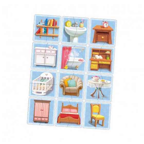 Настольная развивающая игра-пазл 