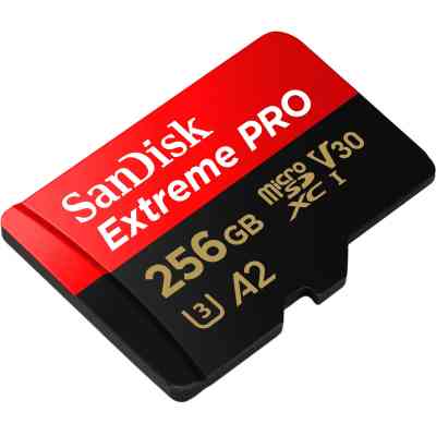 Карта пам&apos;яті SanDisk 256 GB microSDXC UHS-I U3 Extreme Pro+SD Adapter (SDSQXCD-256G-GN6MA) Вінниця
