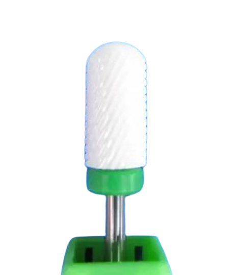 Насадка-фреза керамическая закругленный цилиндр , зеленая средняя зернистость Киев - изображение 1