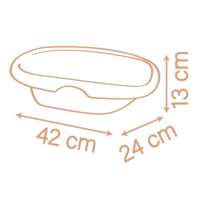 Ігровий набір Smoby Ванна для пупса Бебі Ньорс. Терракотова пудра з аксес., 42 см (7600220383) Вінниця - фото 5