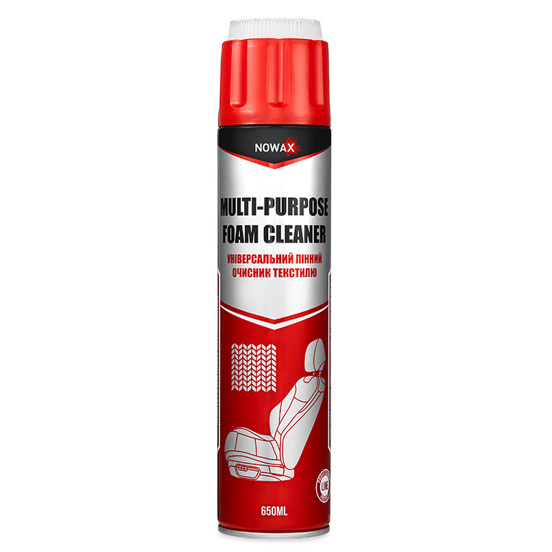 Очисник тканинної оббивки Nowax Multi-Purpose Foam Cleaner пінний аерозоль 650мл Львів - фото 1