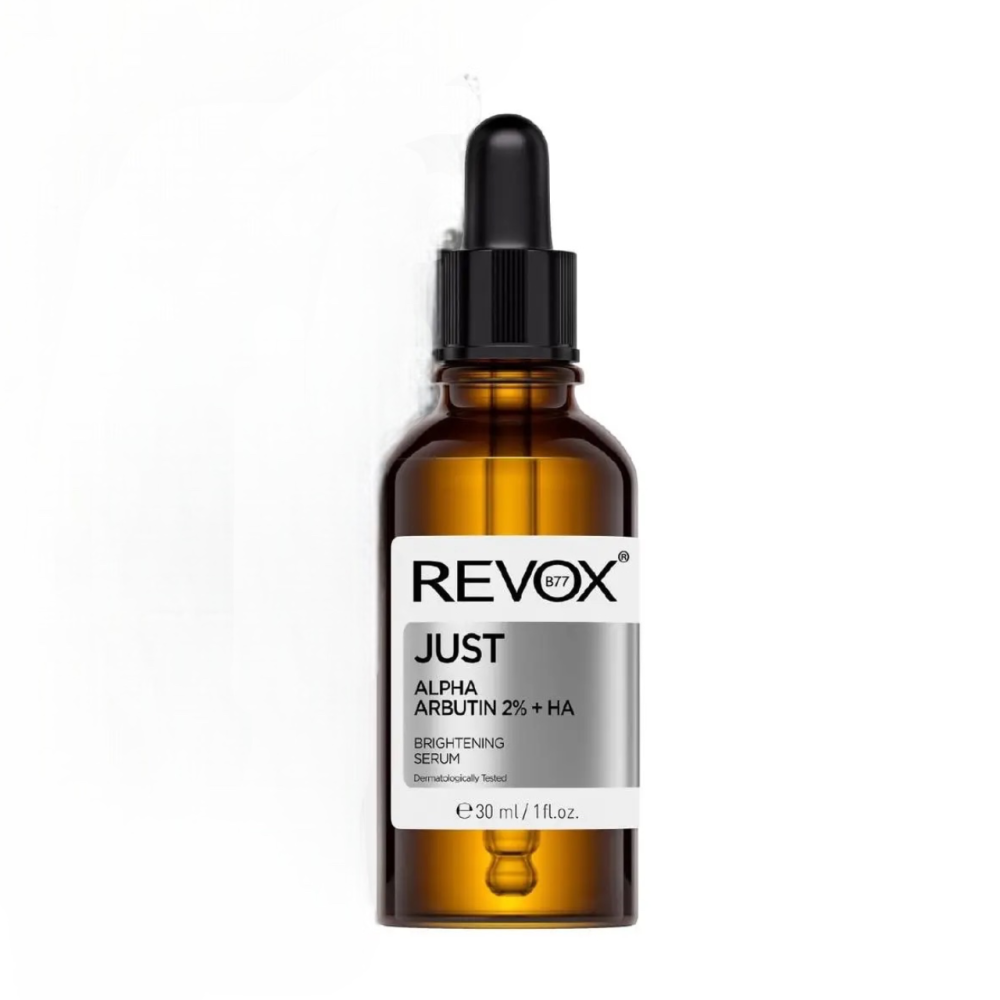 Сироватка REVOX B77 Just Alpha Arbutin 2% + HA 30 мл прозора від пігментації освітлююча зволожуюча для обличчя та тіла крем від Київ - фото 1
