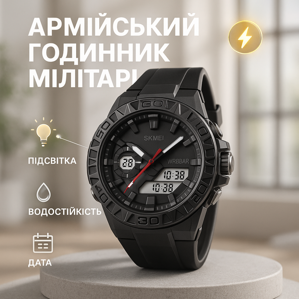 Хорошие мужские часы фирма SKMEI, Спортивные часы мужские водонепроницаемы для кемпинга и отдыха ML-86 Львов - изображение 3