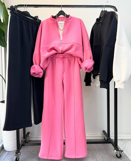 Жіночий костюм-двійка з широкими штанами Барбі 42/44 Харків - фото 4