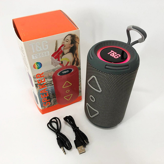 Блютуз-колонка с usb-портом TG656, Музыкальная блютуз колонка с подсветкой, Маленькая колонка для улицы YF-50 Львов - изображение 7