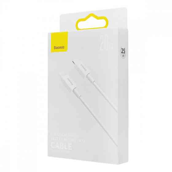 Кабель Baseus Superior Series Fast Charging Data Type-C to Lightning PD 20W 0.25м белый Львов