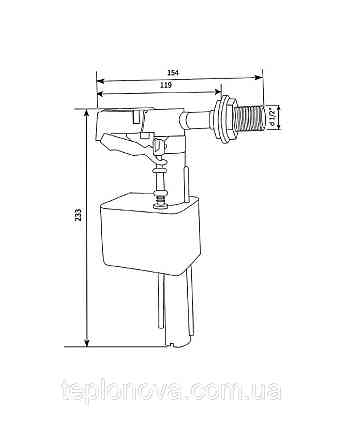 Клапан заполнения SIAMP X190-DURU 1/2″ Черновцы
