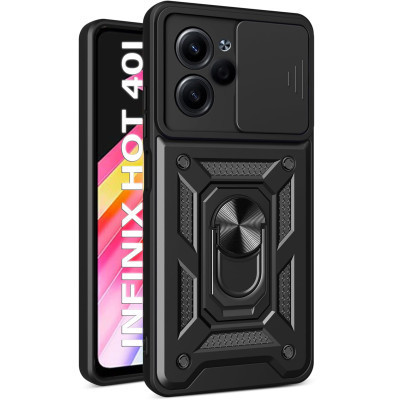 Чехол для мобильного телефона BeCover Military Infinix Hot 40i (X6528B) Black (710673) Винница - изображение 1